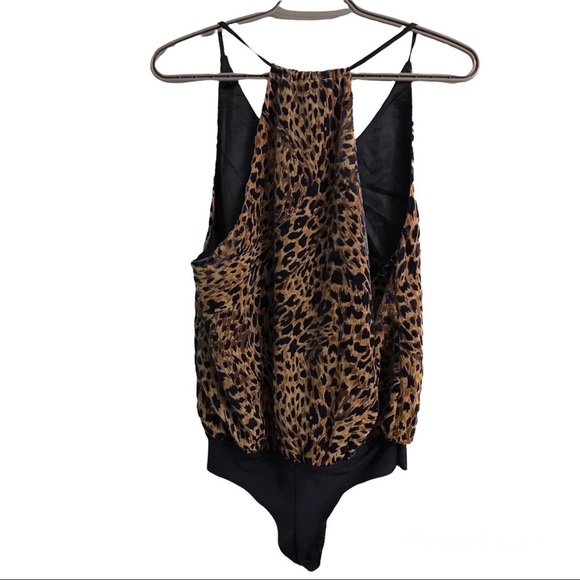 Vici animal print velvety body suit size small - Picture 3 of 8
